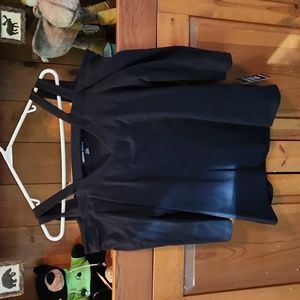 Boston Proper ladies size Medium, black, quarter length, off the shoulder top